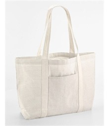 Striped Org Cotton Shopper